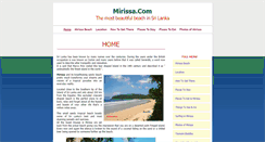Desktop Screenshot of mirissa.com